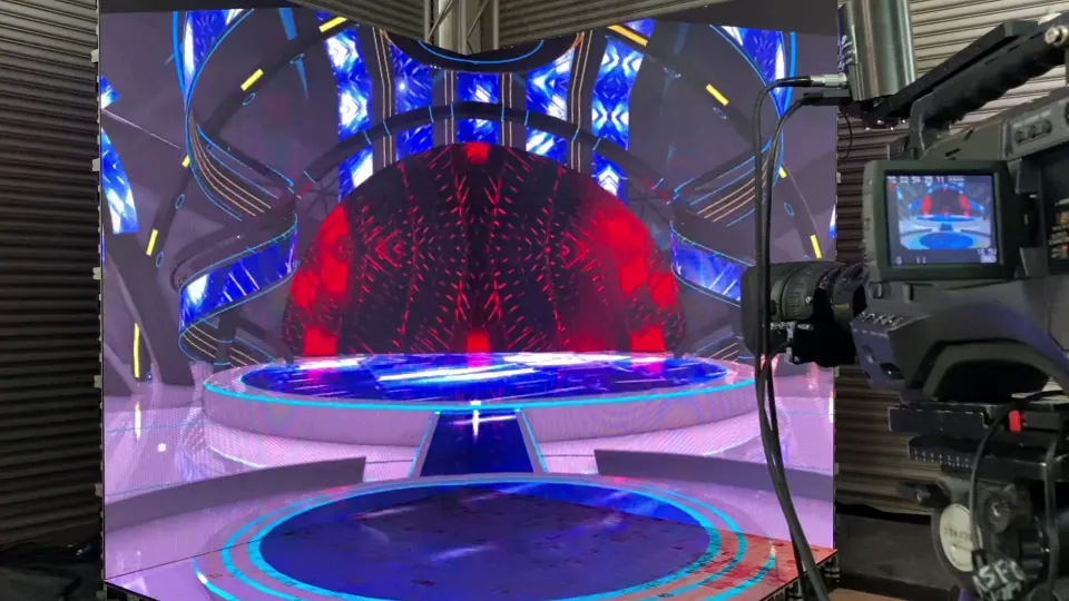 Still from a disguise xR virtual production beta test running Unreal Engine content