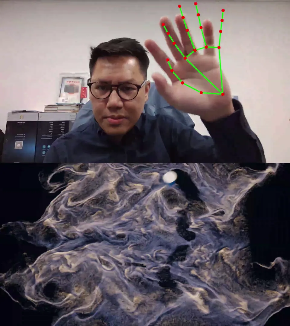 Media Pipe Hand Gesture Controlling Unreal Engine